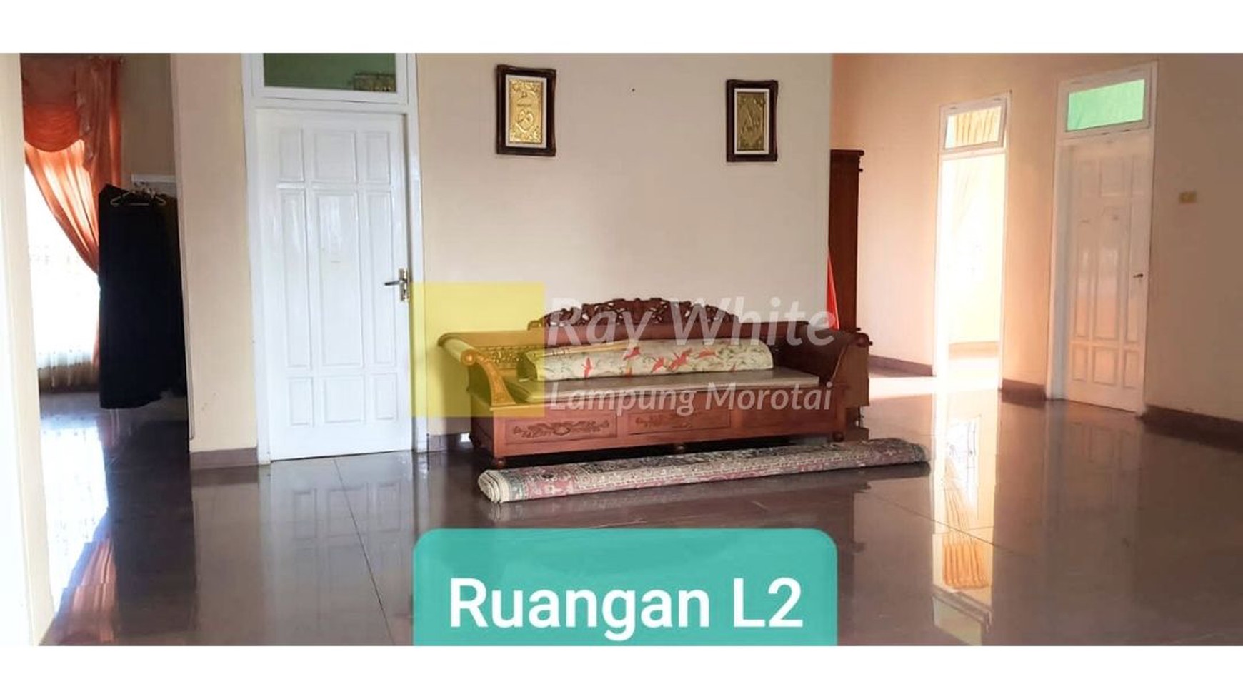 rumah 2 lantai full furnish dan AC Teluk Betung Barat