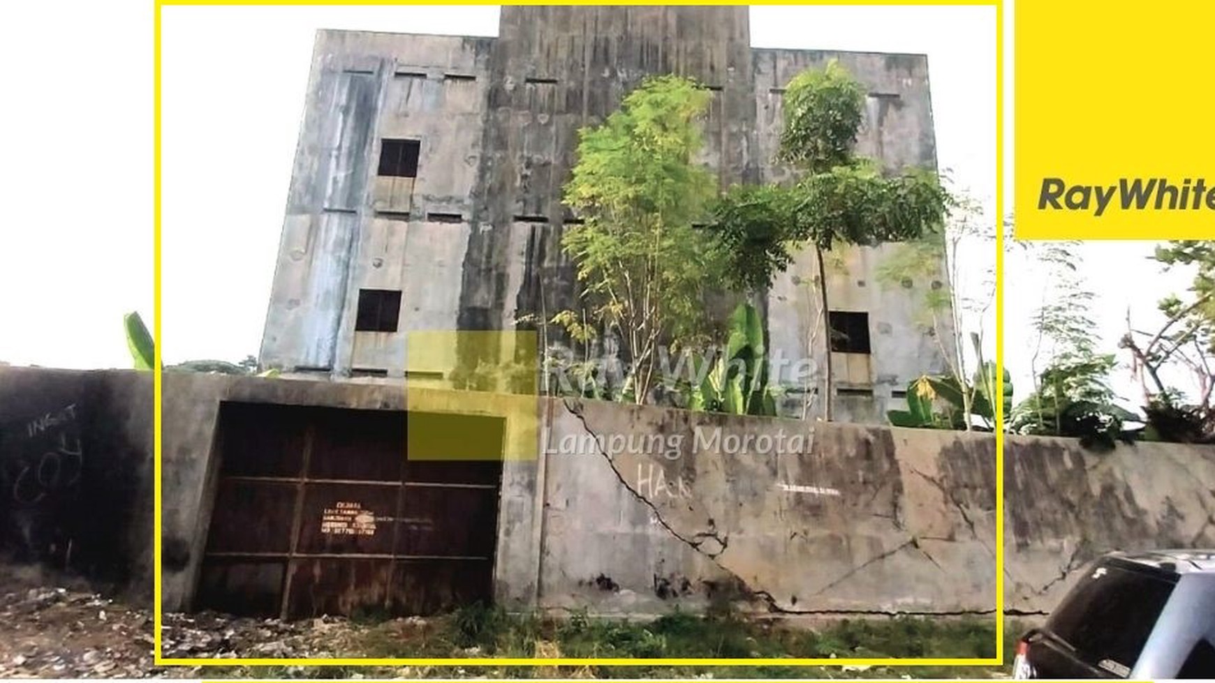 Dijual Gedung 3 Lantai Plong Teluk Betung Utara