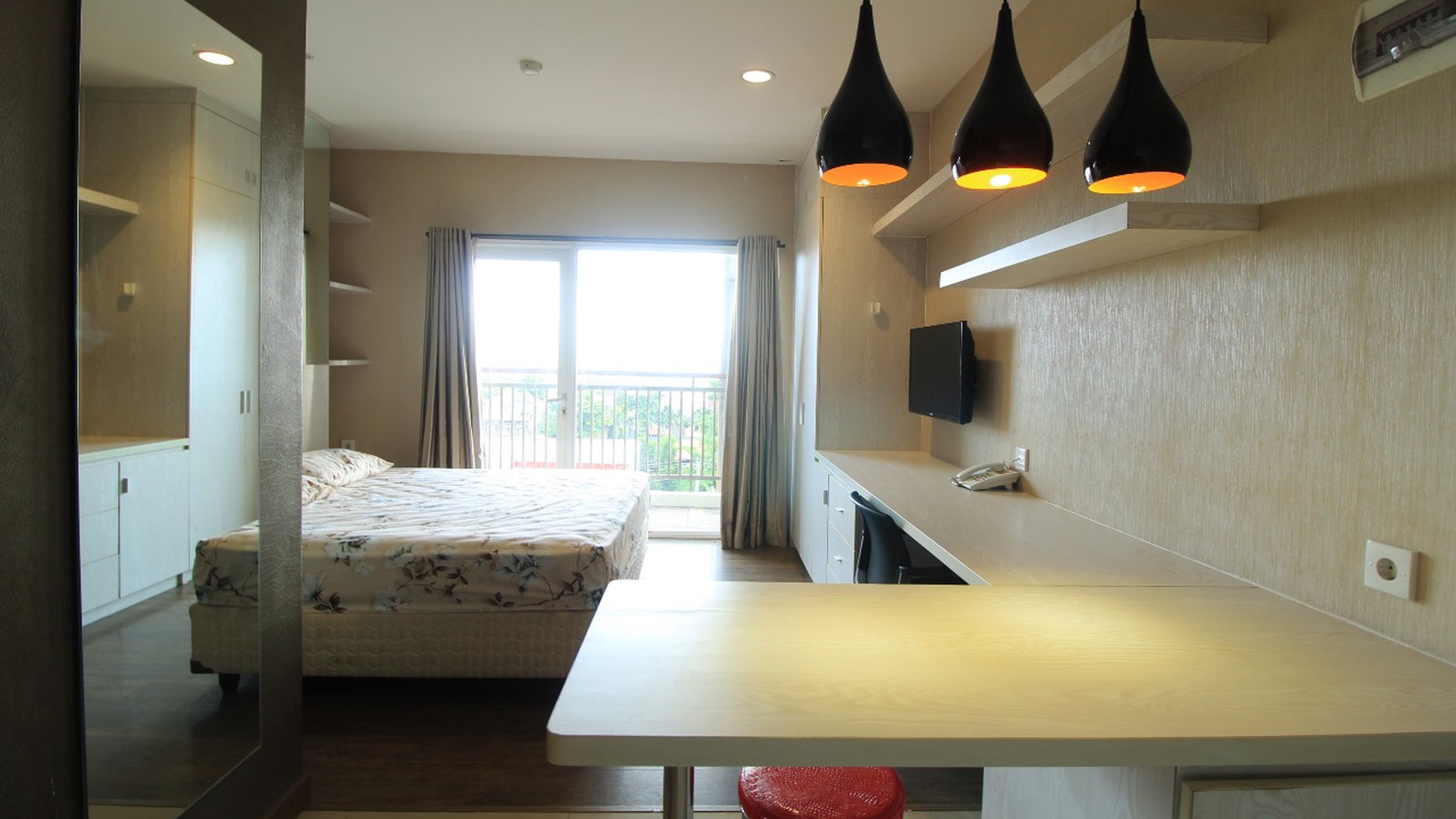 1 UNIT APARTEMEN FULL FURNISH DEKAT KAMPUS UPN DAN ATMAJAYA, SETURAN RAYA, SLEMAN