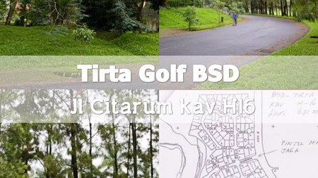  Tanah di Taman Tirta Golf  Serpong - BSD