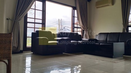 Disewakan Rumah Nyaman Asri Sea View dan city View lokasi teluk betung bandar lampung