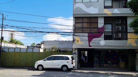 Dijual / Disewakan 1200 m2 Eks Gedung Resto Cafe Nol Jalan Raya Rungkut Industri Kidul Surabaya Timur - Row Jalan 5 Mobil - Komersial area Cocok buat Segala Usaha