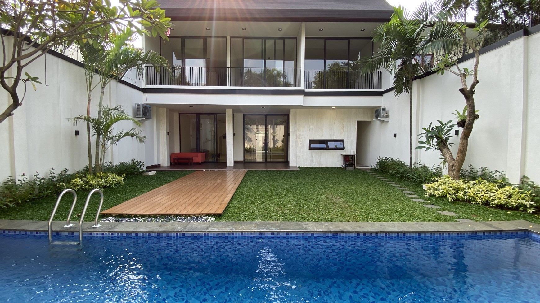 Beautiful brand new modern tropical house at kemang, jakarta selatan