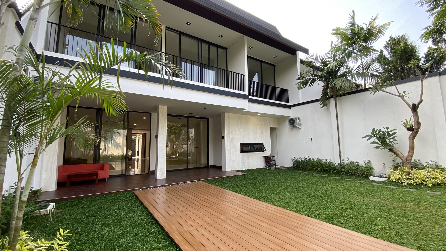 Beautiful brand new modern tropical house at kemang, jakarta selatan