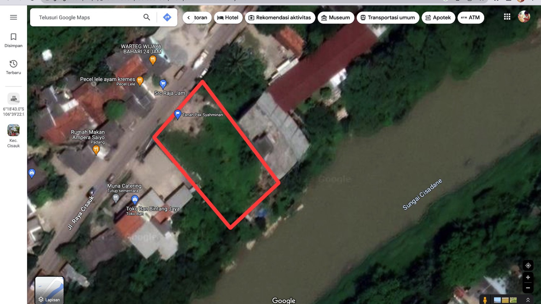 Rumah Hitung Tanah Area Cipete