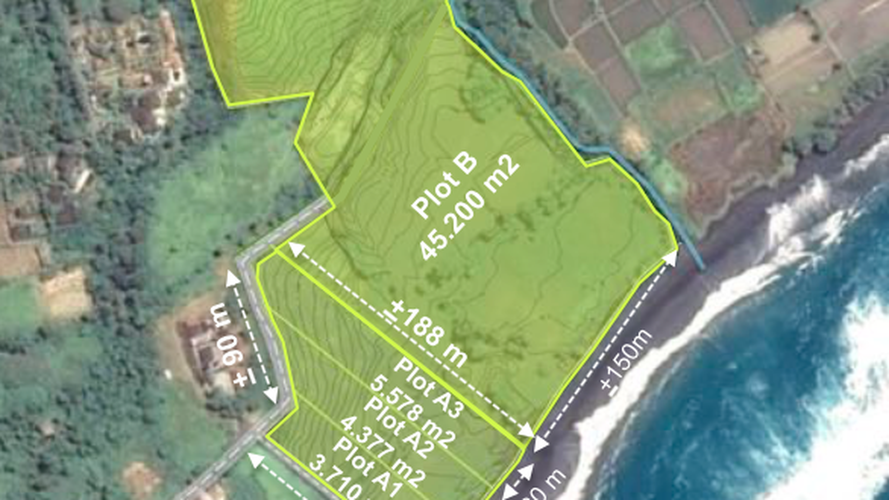 Land Freehold in Great Location Saba Beach Bali