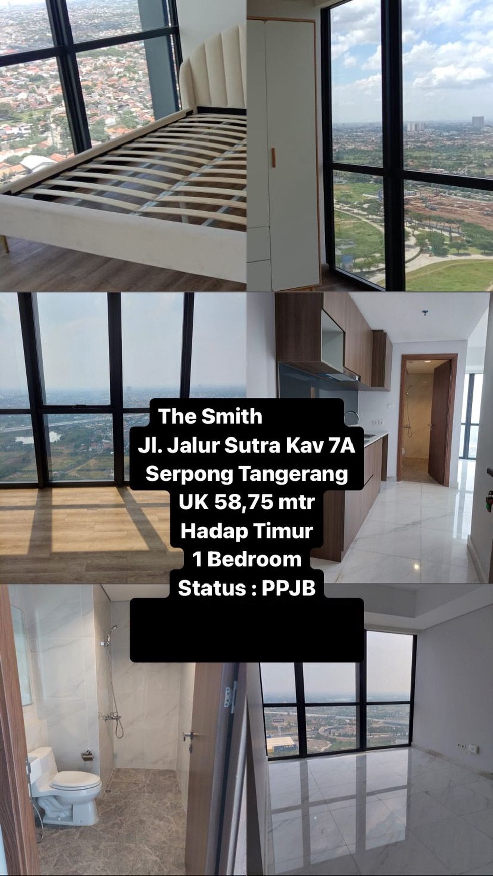 Dijual Apartemen di The Smith JL. Jalur Sutera - Alam Sutera Tangerang