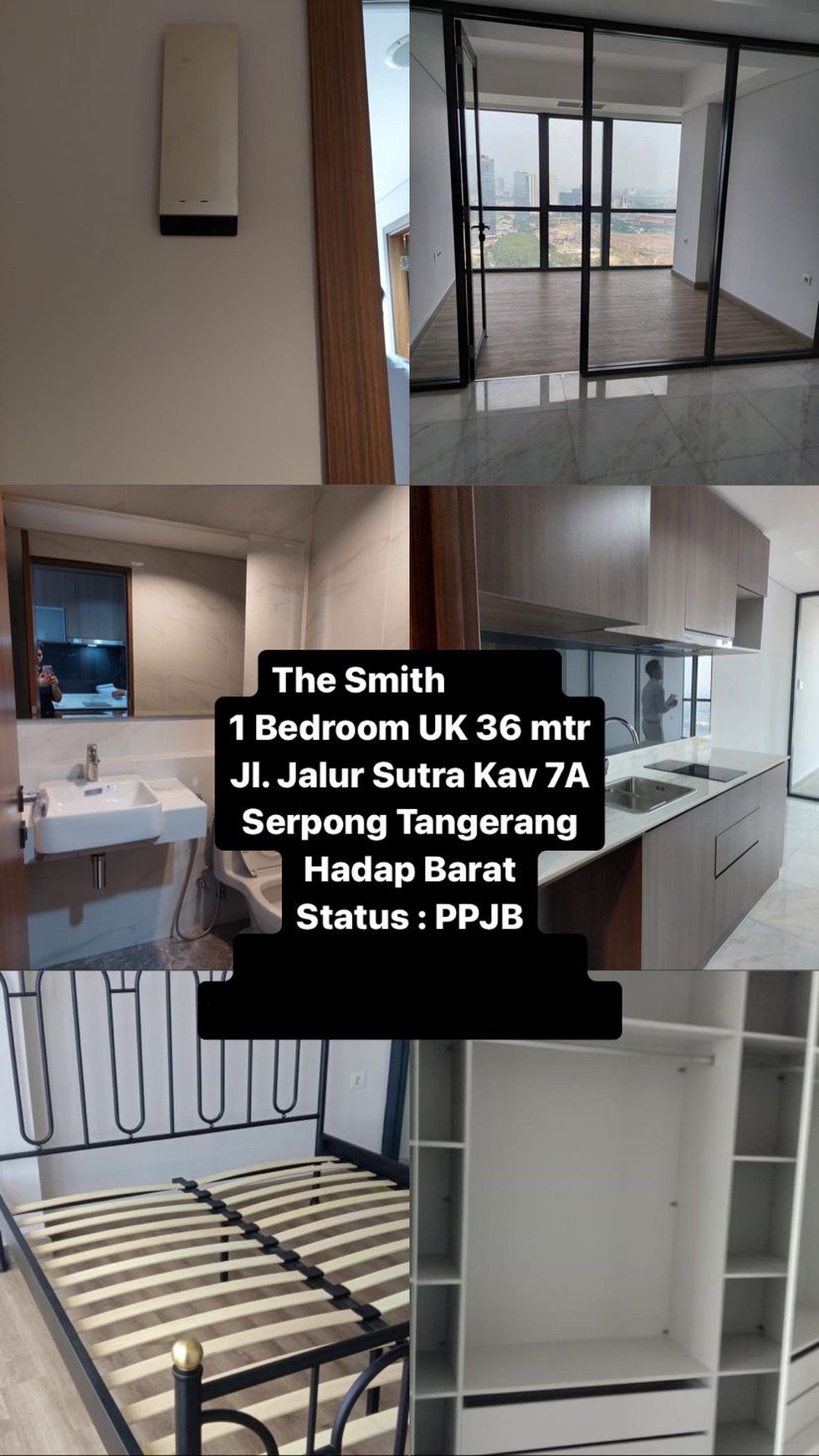 Dijual Apartemen di The Smith JL. Jalur Sutera - Alam Sutera Tangerang