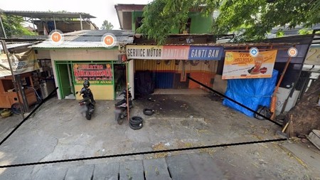 Rumah 2 lantai dengan warteg dan usaha bengkel