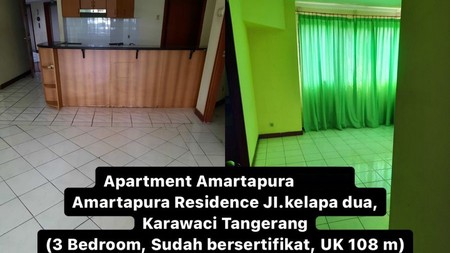 Disewakan murah Apartemen Amartapura - Lippo Karawaci Tangerang