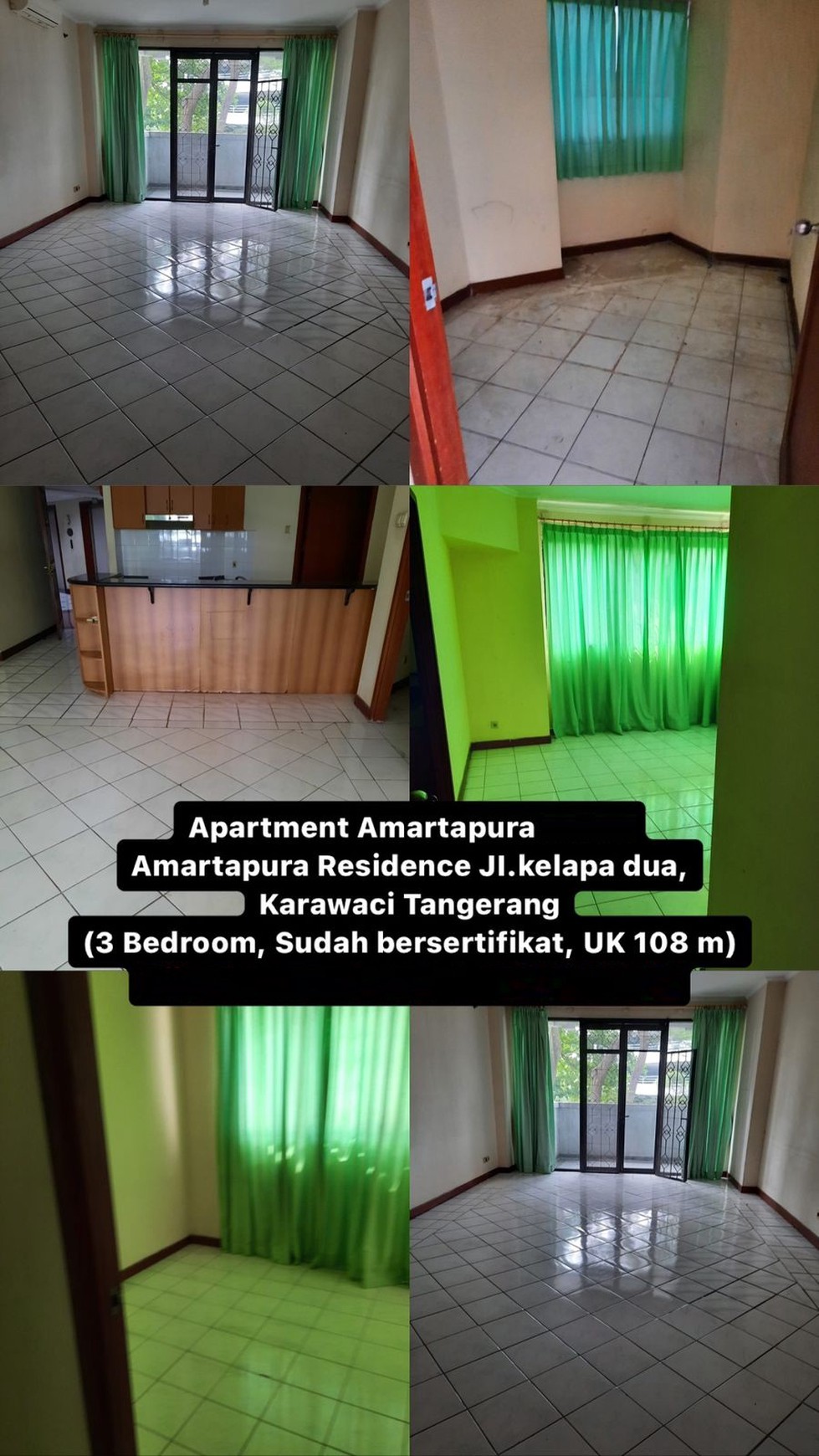 Disewakan murah Apartemen Amartapura - Lippo Karawaci Tangerang