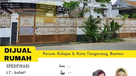 Dijual rumah besar dalam perumahan