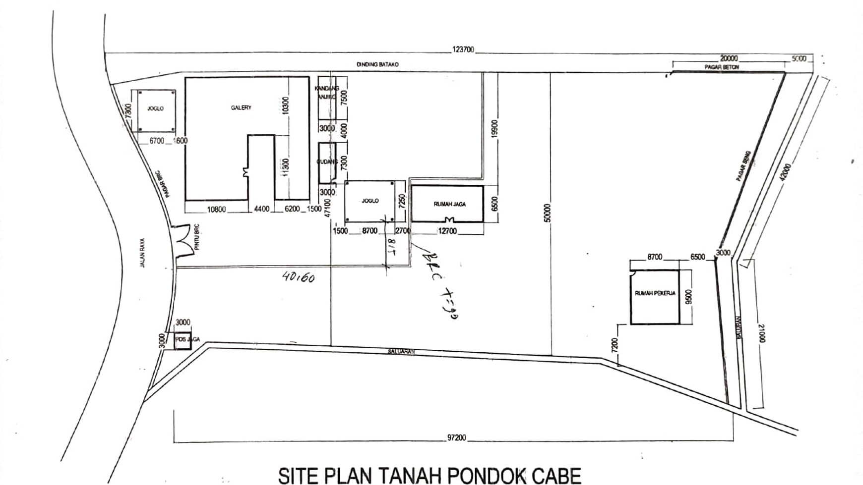 Kaveling Tanah + Bangunan Workshop Pondok Cabe Ciputat Tangerang Selatan