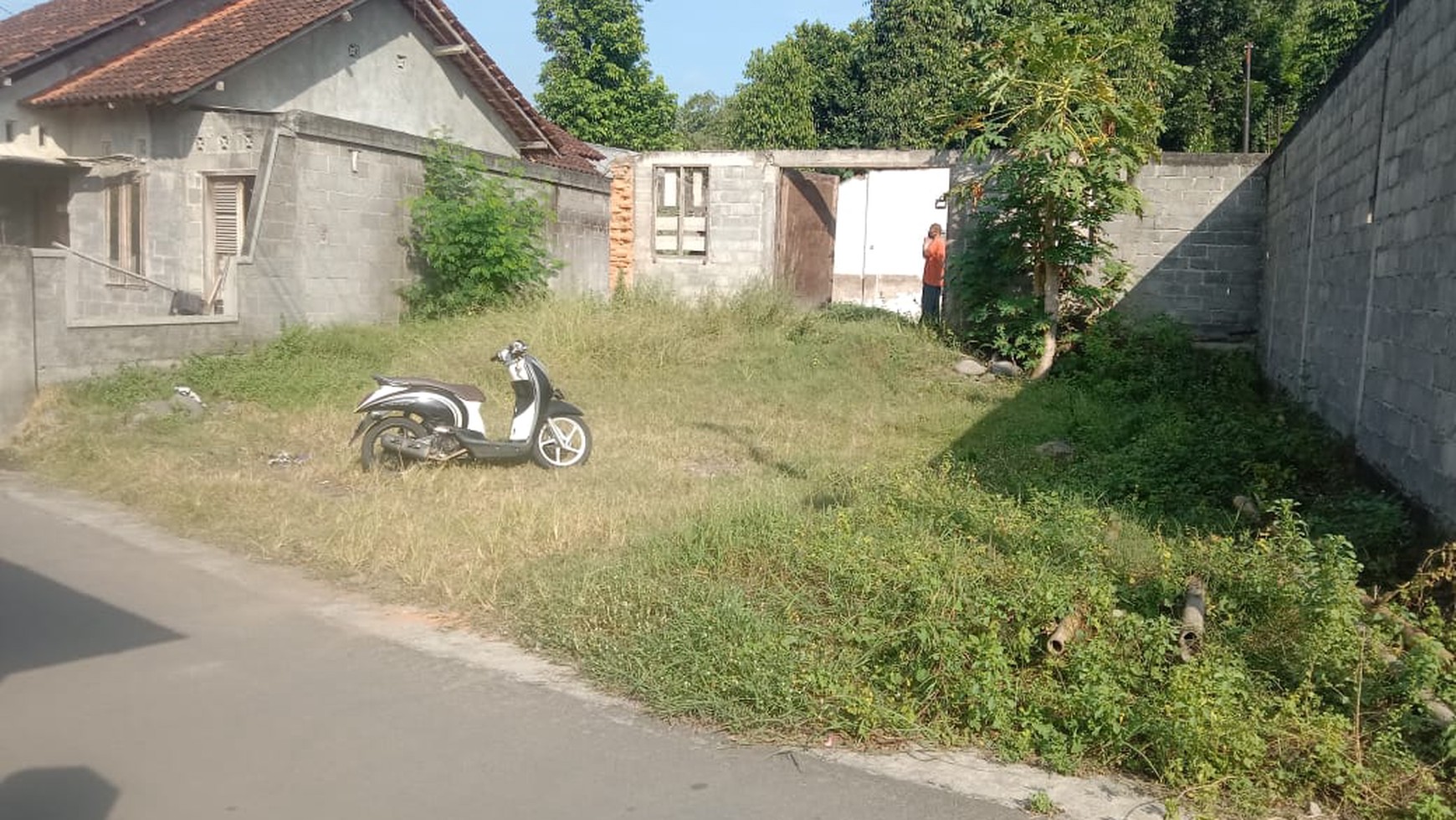 Tanah Pekarangan Luas 221 Meter Persegi Lokasi Tepus Ngawen Klaten 