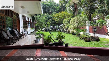 FOR SALE Rumah Nyaman dan Terawat Jalan Bayuwangi Menteng Jakarta Pusat