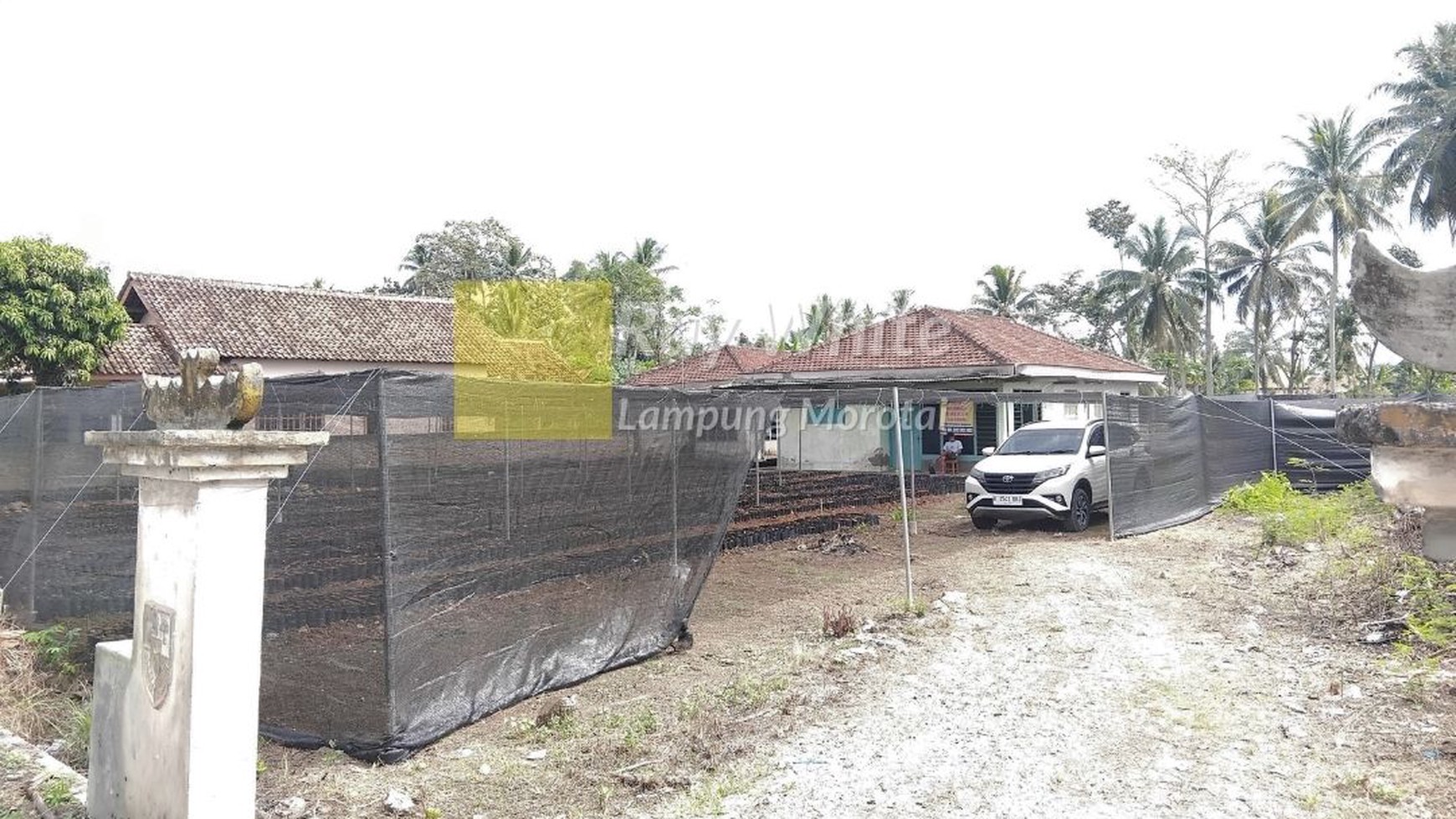 Dijual Tanah bonus Bangunan Rumah jalur lintas  Barat Sumatera  Pringsewu