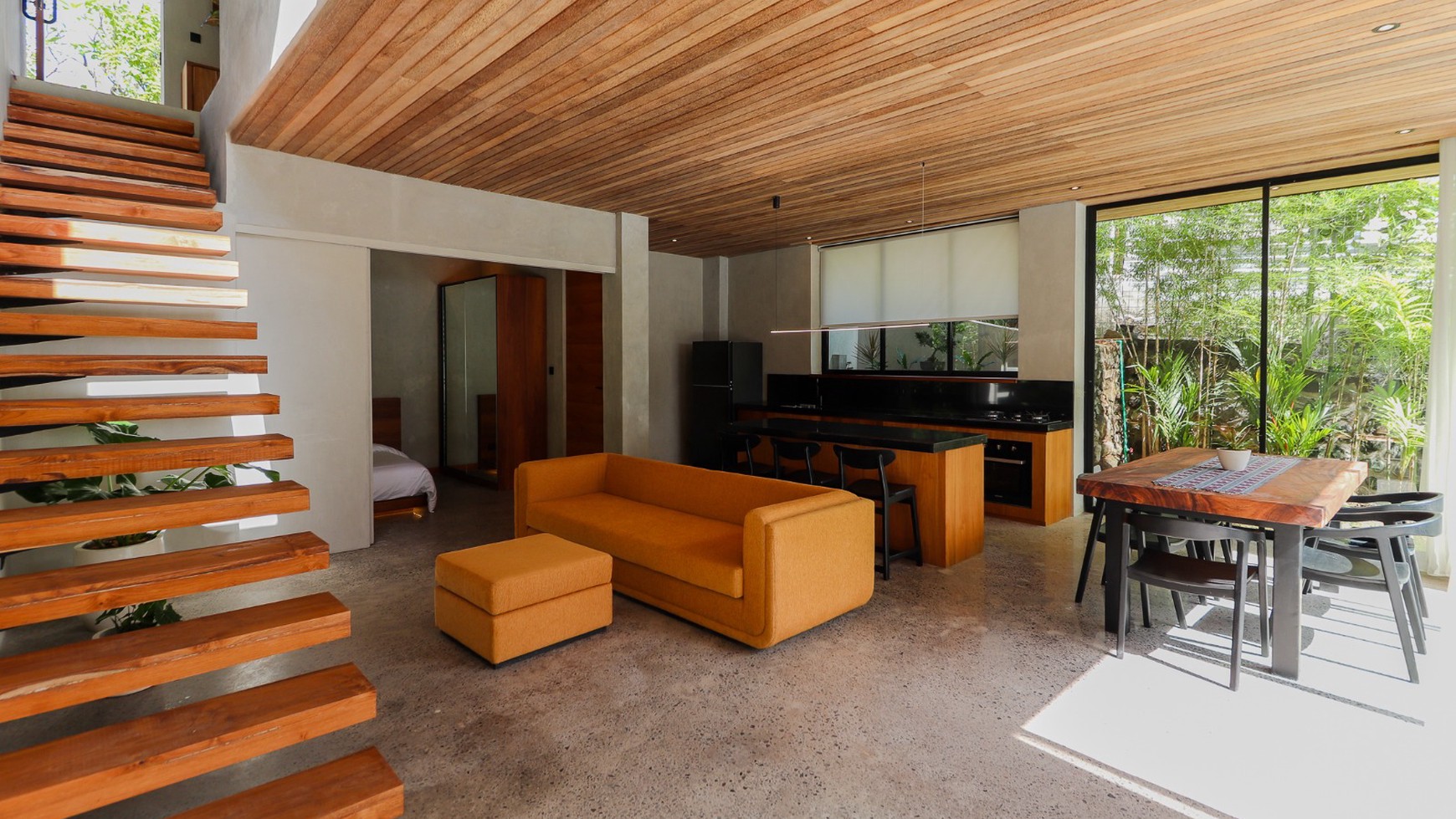 For Sale Leasehold - New modern villa with jungle / river views in a hidden area of Canggu