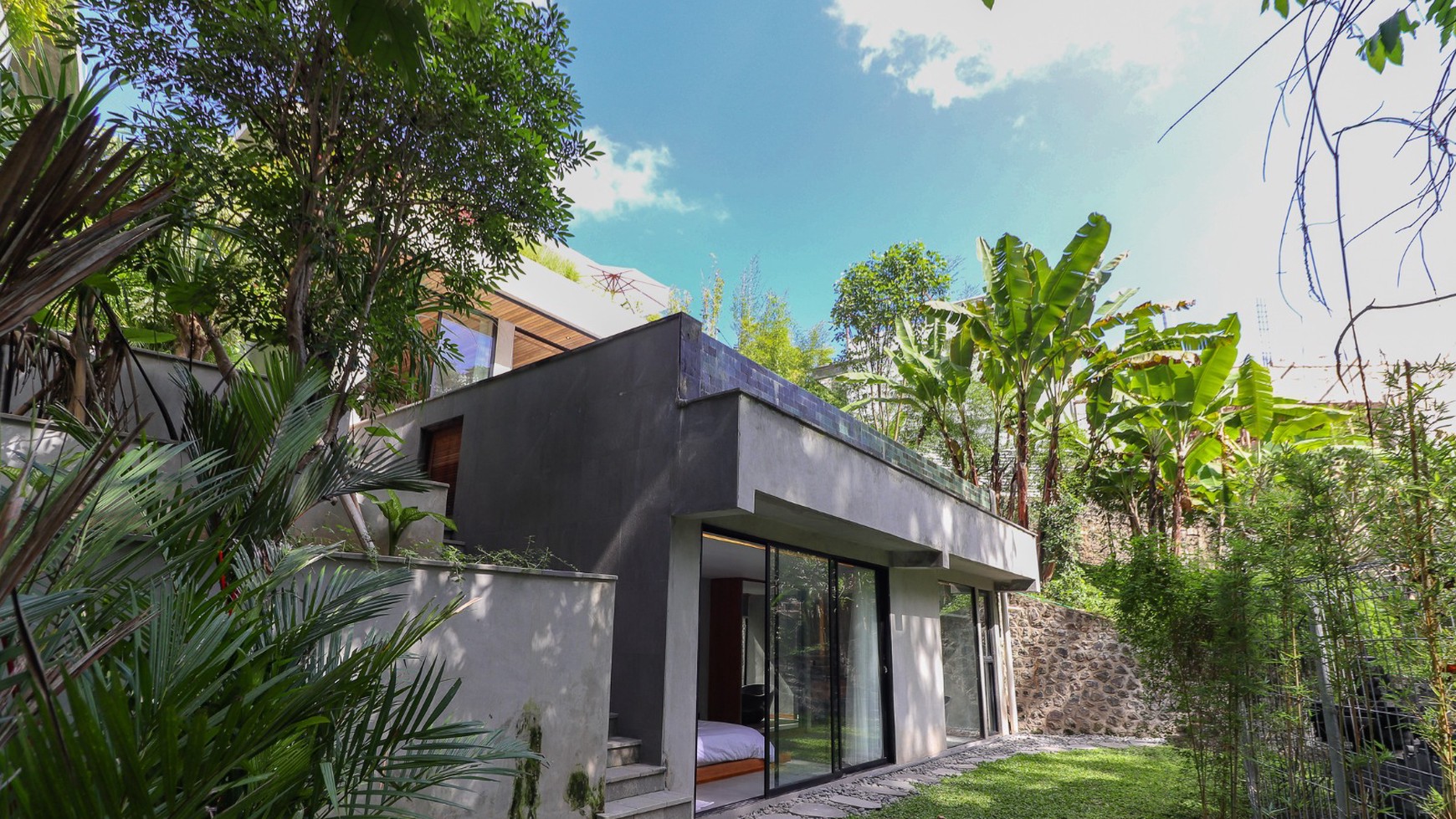 For Sale Leasehold - New modern villa with jungle / river views in a hidden area of Canggu