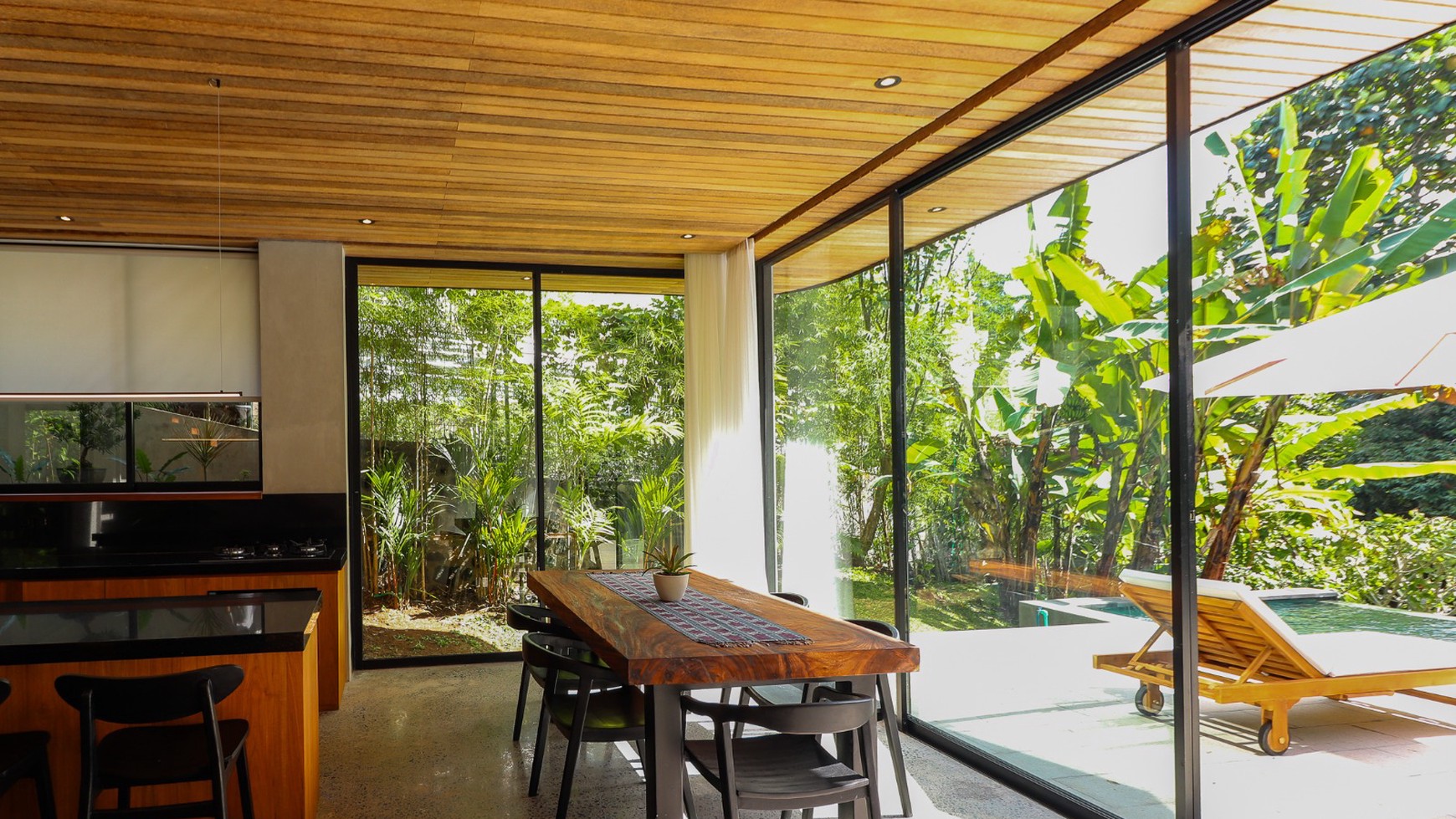 For Sale Leasehold - New modern villa with jungle / river views in a hidden area of Canggu