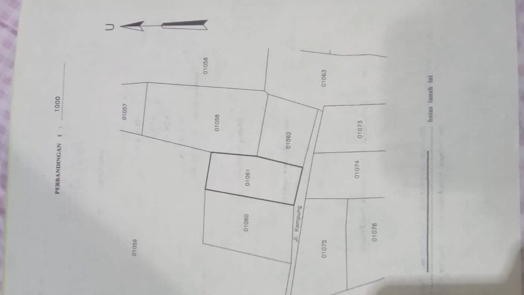 Rumah Hitung Tanah Area Cipete