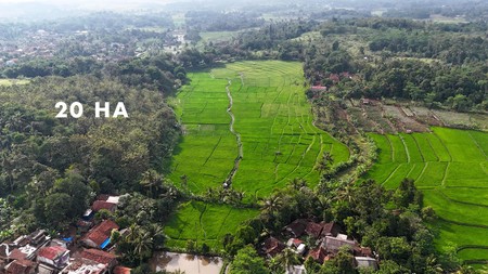 Tanah Cibinong Hilir, Cianjur Luas 27 Ha