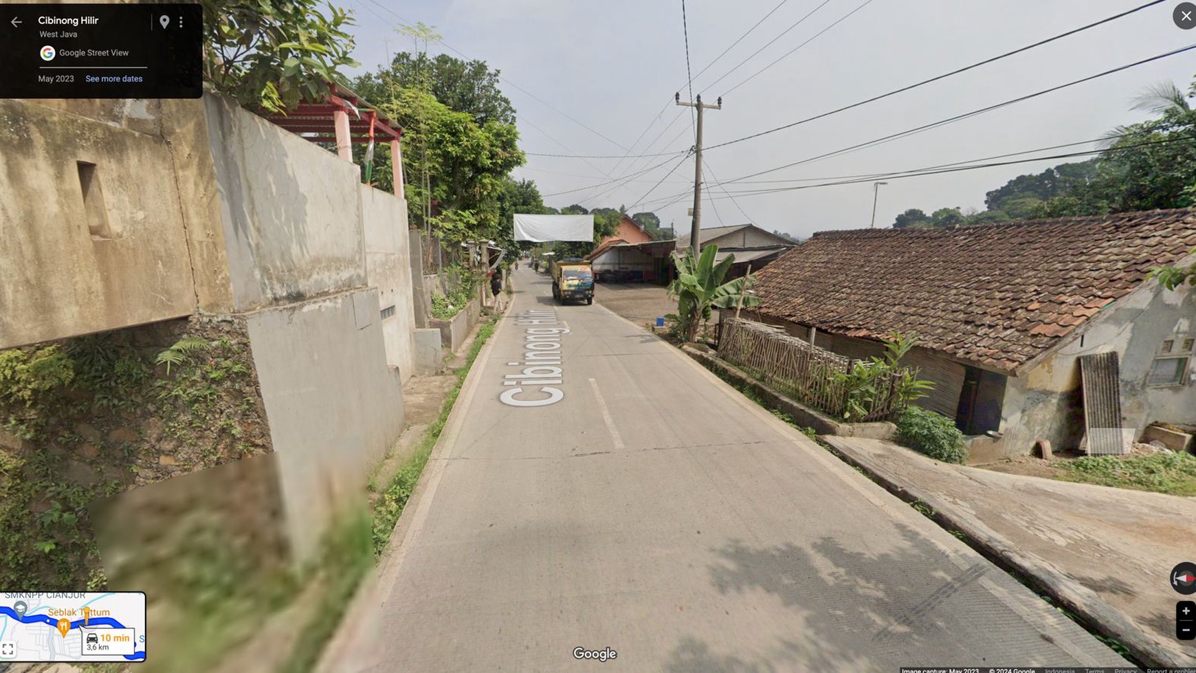 Tanah Cibinong Hilir, Cianjur Luas 27 Ha