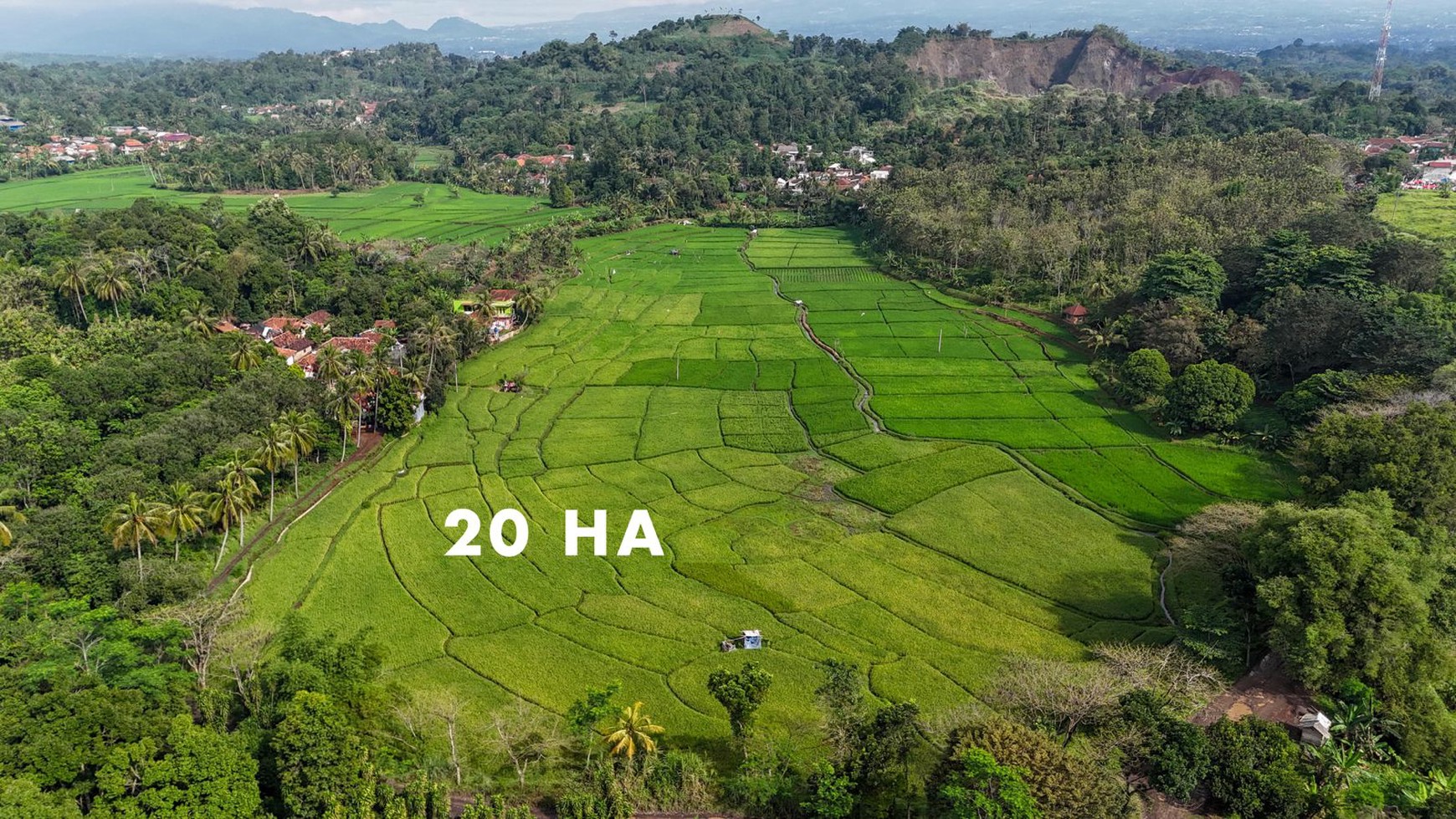 Tanah Cibinong Hilir, Cianjur Luas 27 Ha