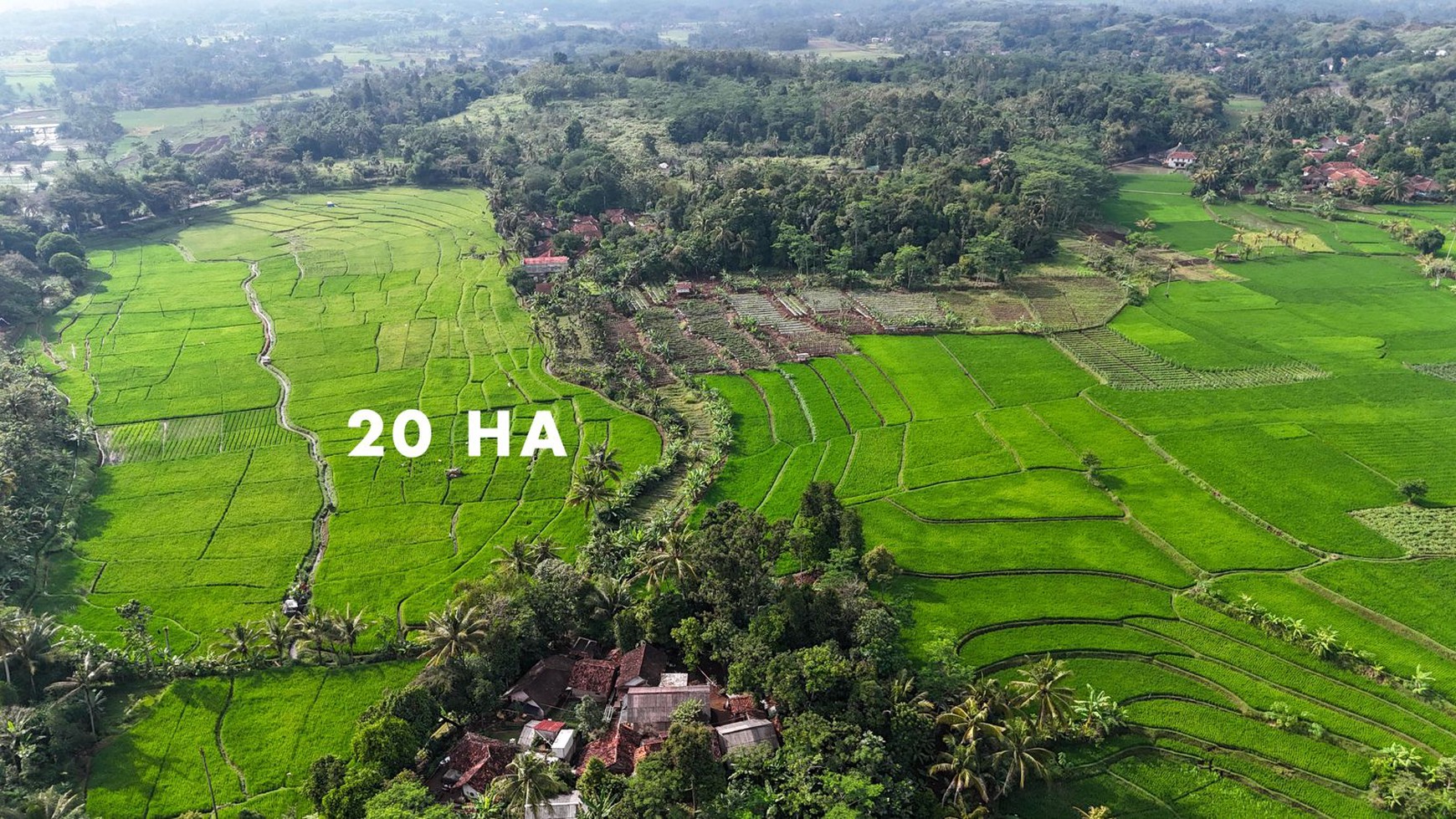 Tanah Cibinong Hilir, Cianjur Luas 27 Ha