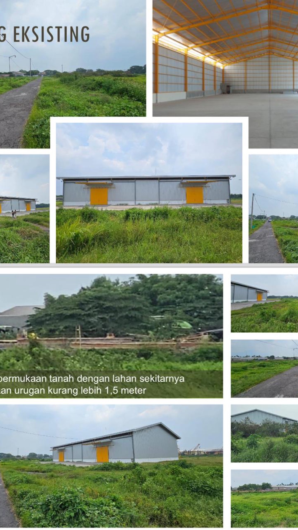 Dijual lahan industrial / pergudangan  di daerah Pasuruan