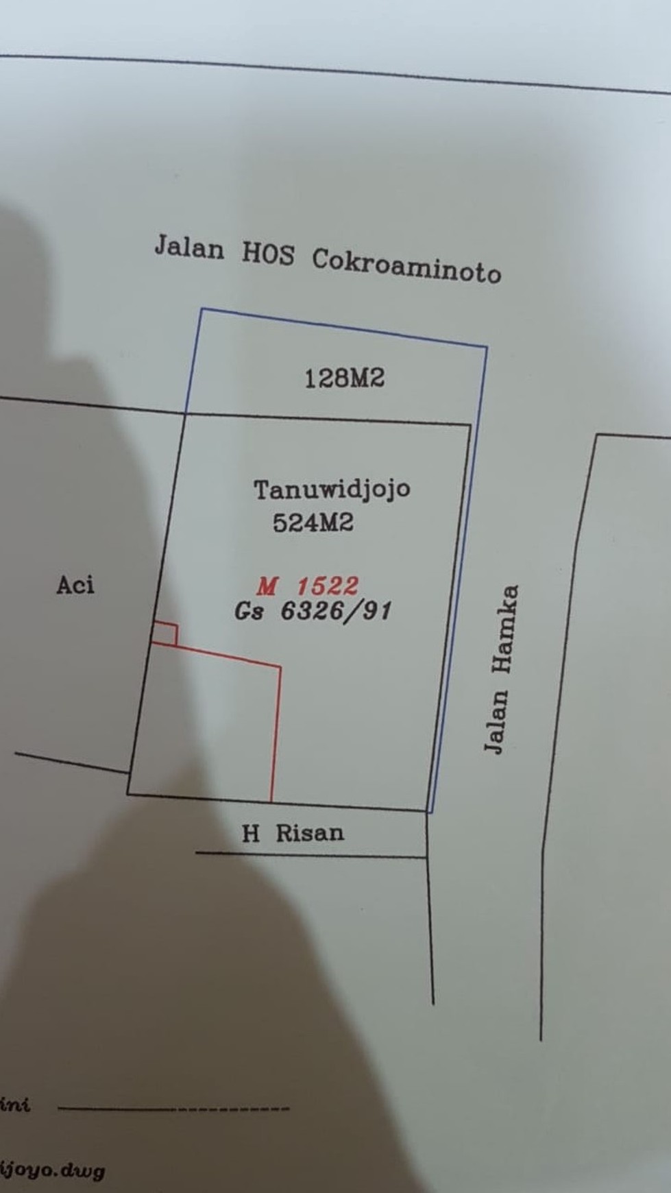 Rumah Hitung Tanah Area Cipete