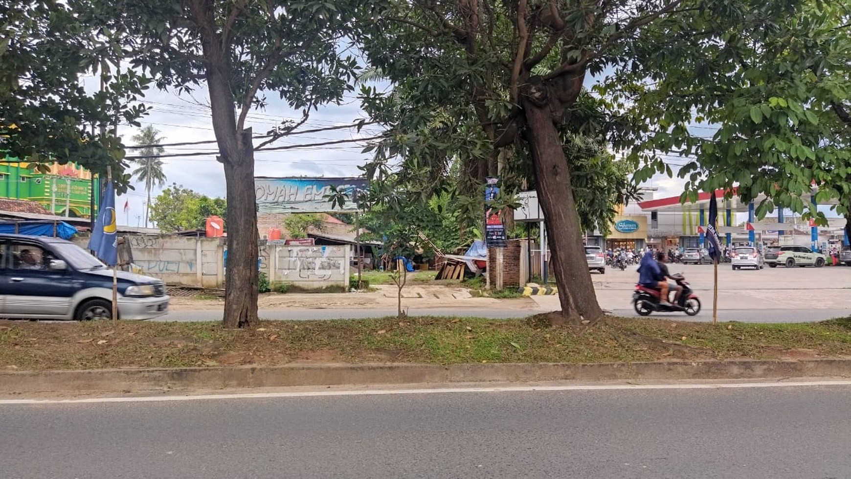 Tanah komersil murah dijalan jalur dua Sultan Agung Way Halim Bandarlampung