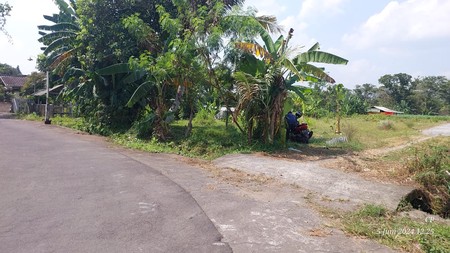 Tanah Pekarangan Luas 168 Meter Persegi Lokasi Dekat Pasar Cebongan Mlati Sleman 