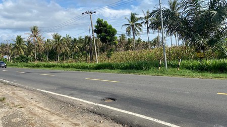 DIJUAL TANAH DILOKASI STRATEGIS TEPI JALAN LINTAS SUMATRA KALIANDA KOTA