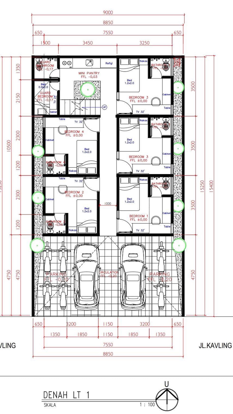 Rumah Kos Exclusive 2 Lantai Furnish Daerah Condongcatur Depok Sleman