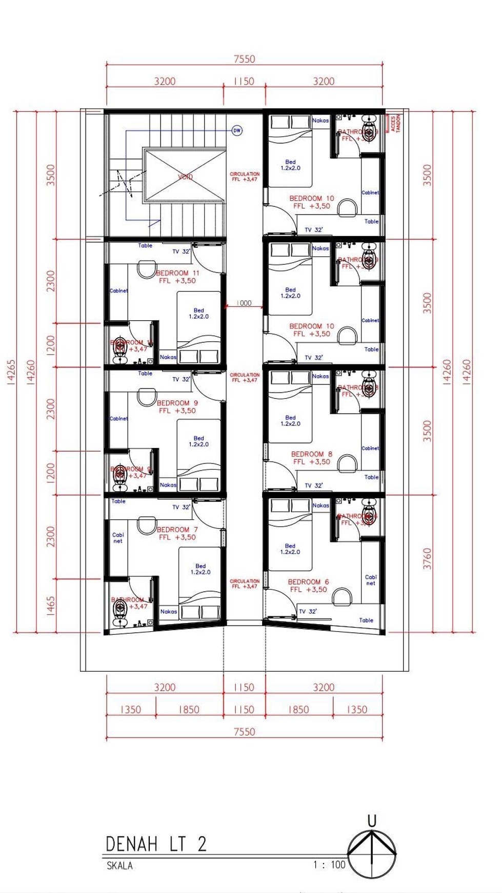 Rumah Kos Exclusive 2 Lantai Furnish Daerah Condongcatur Depok Sleman