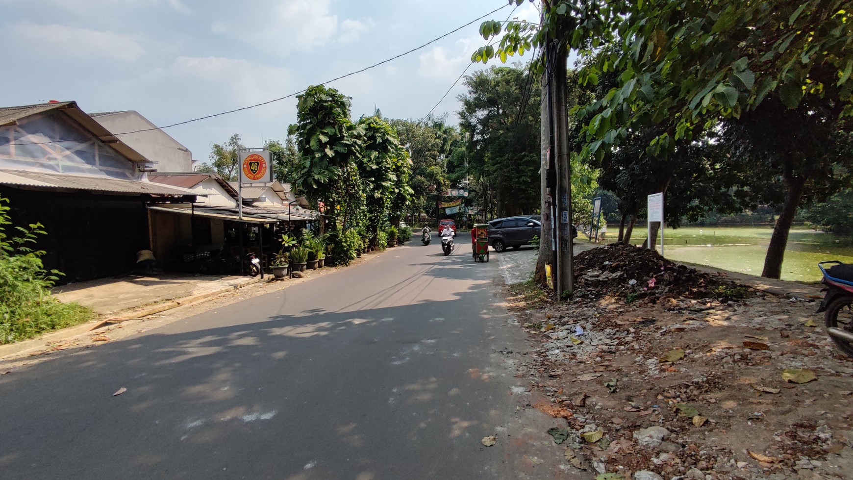 Murah. Tanah kavling Pondok Benda Pamulang, pinggir jln raya...