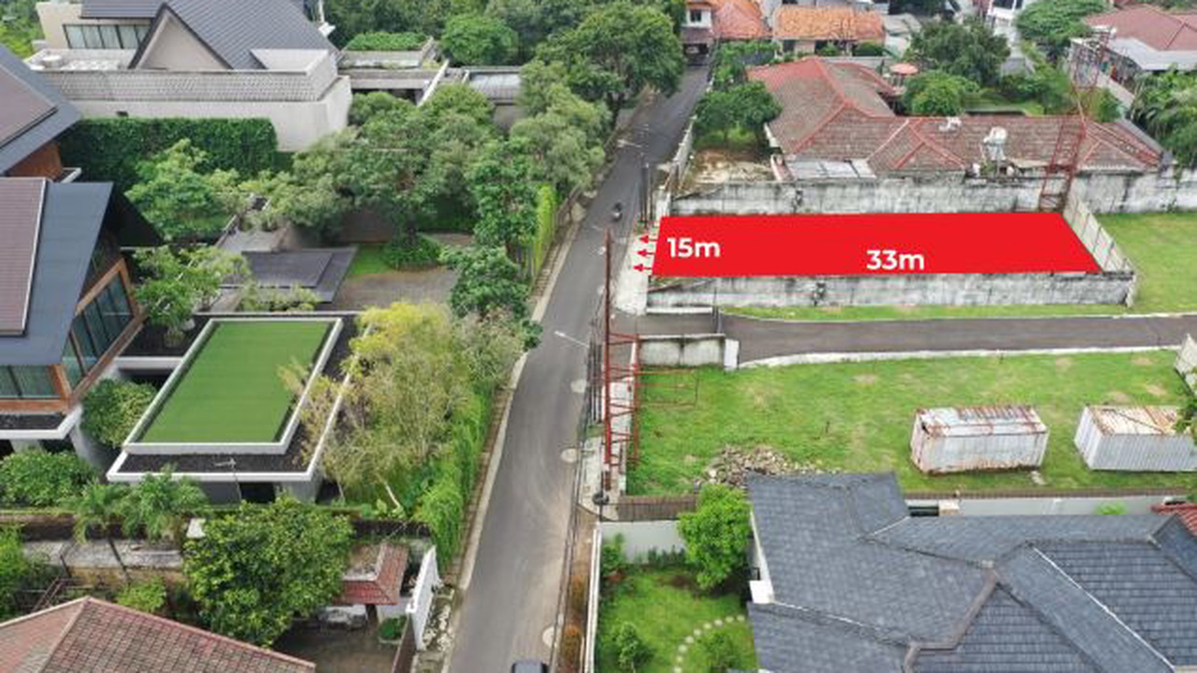 Rumah Hitung Tanah Area Cipete