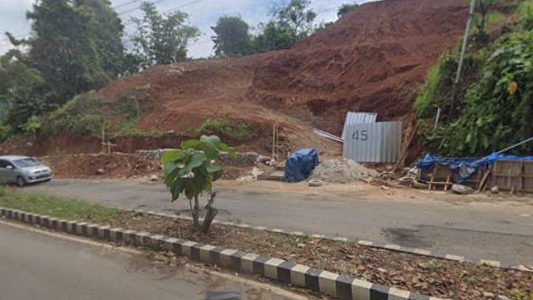 Tanah view pegunungan di sumur putri teluk betung