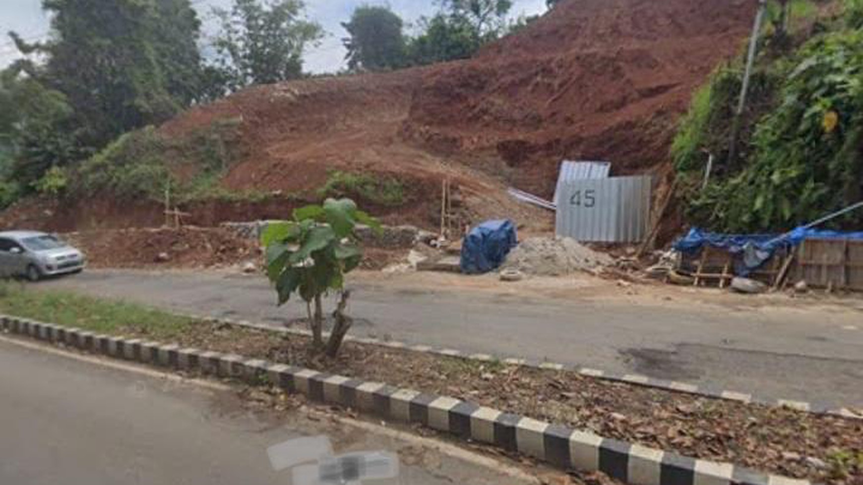 Tanah view pegunungan di sumur putri teluk betung