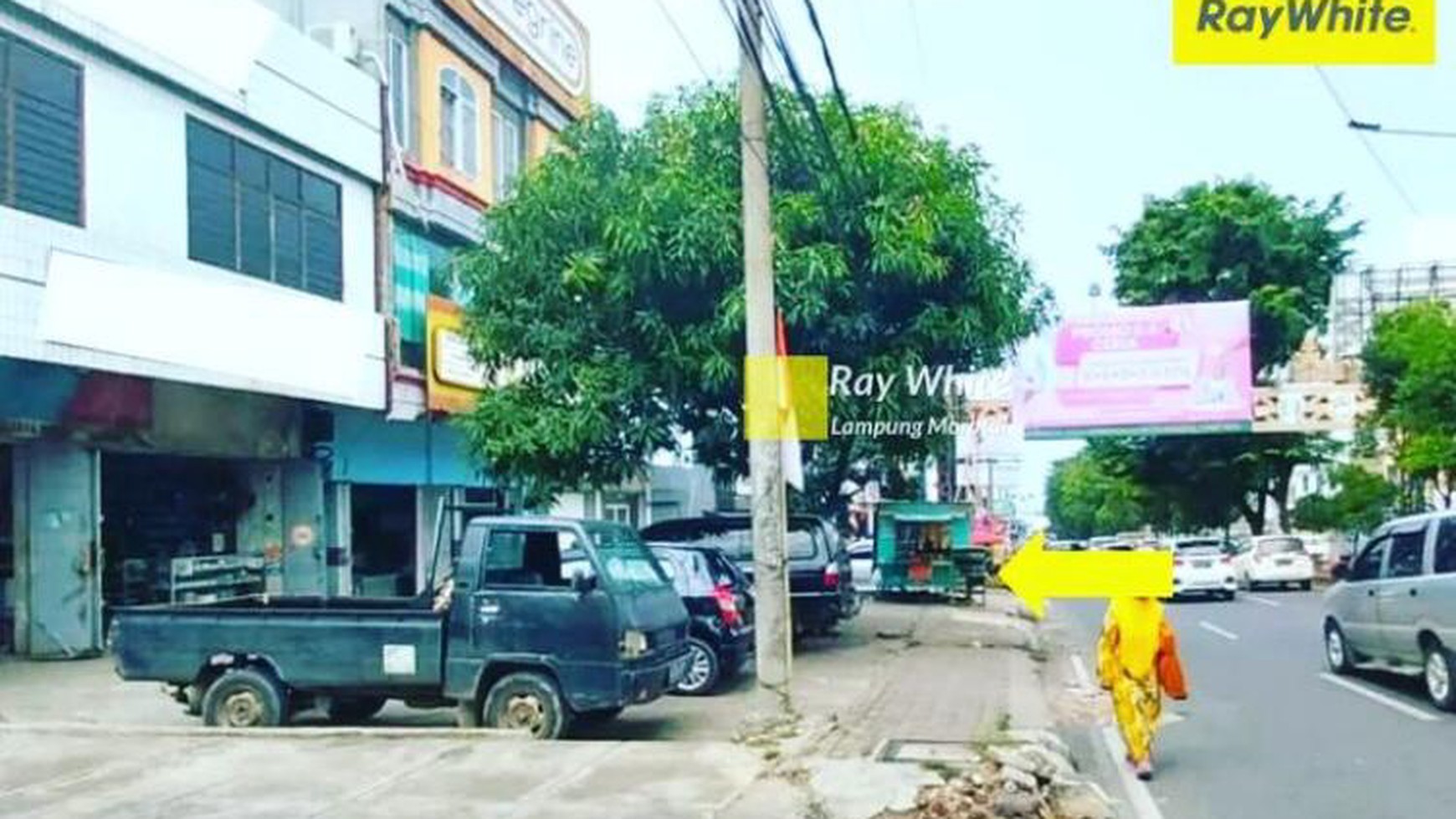 Ruko 2 pintu leba 10 x 22 meter dua lantai di jalan Teuku Umar Kedaton Bandarlampung