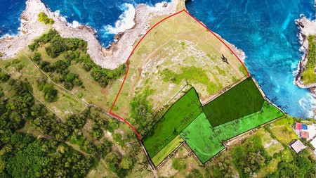 Freehold - Oceanfront Paradise Spectacular Land for Sale on Ceningan Island with Sunset Views