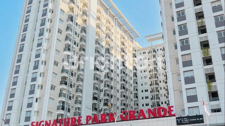 FOR SALE Apartemen Signature Park Grande 2BR Cawang Jakarta Timur