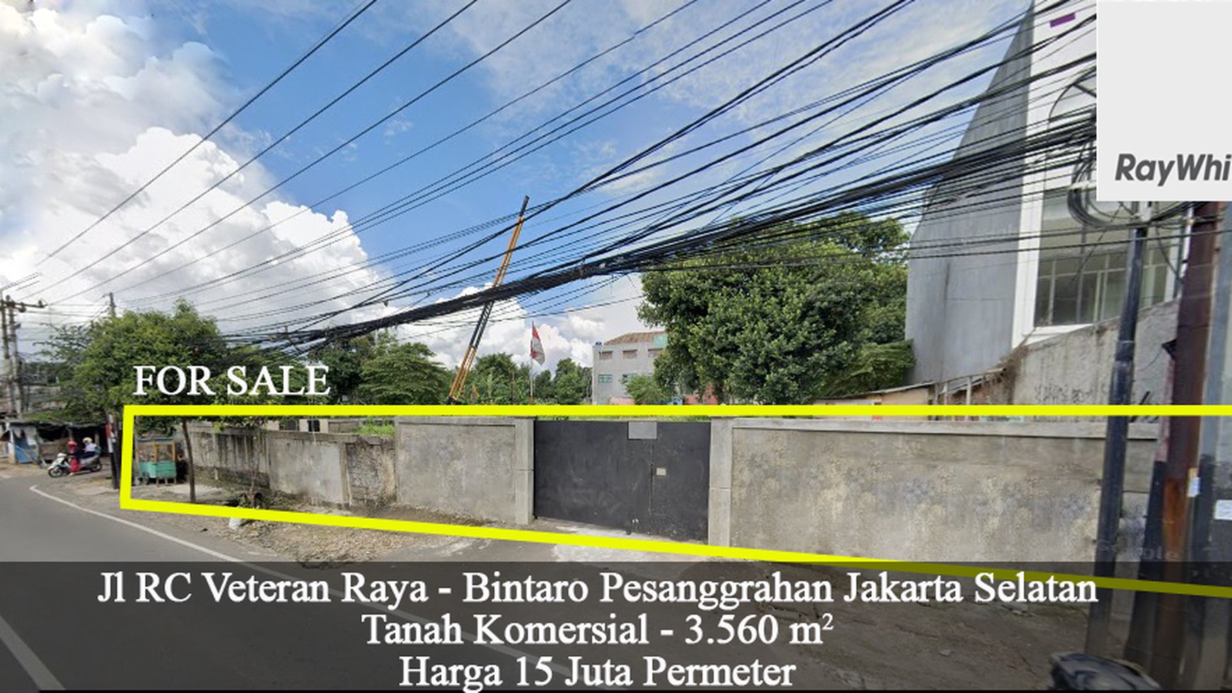 FOR SALE Tanah Komersial Murah Bintaro Pesanggrahan jakarta Selatan