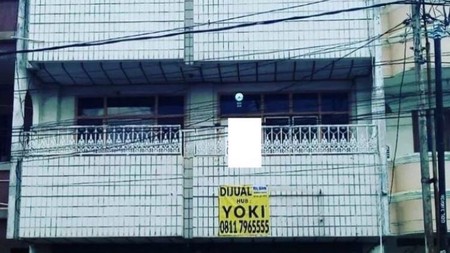 Ruko Murah 2 pintu plong 4,5 lantai Jalan KH Agus Salim dekat dengan Jl. RA Kartini