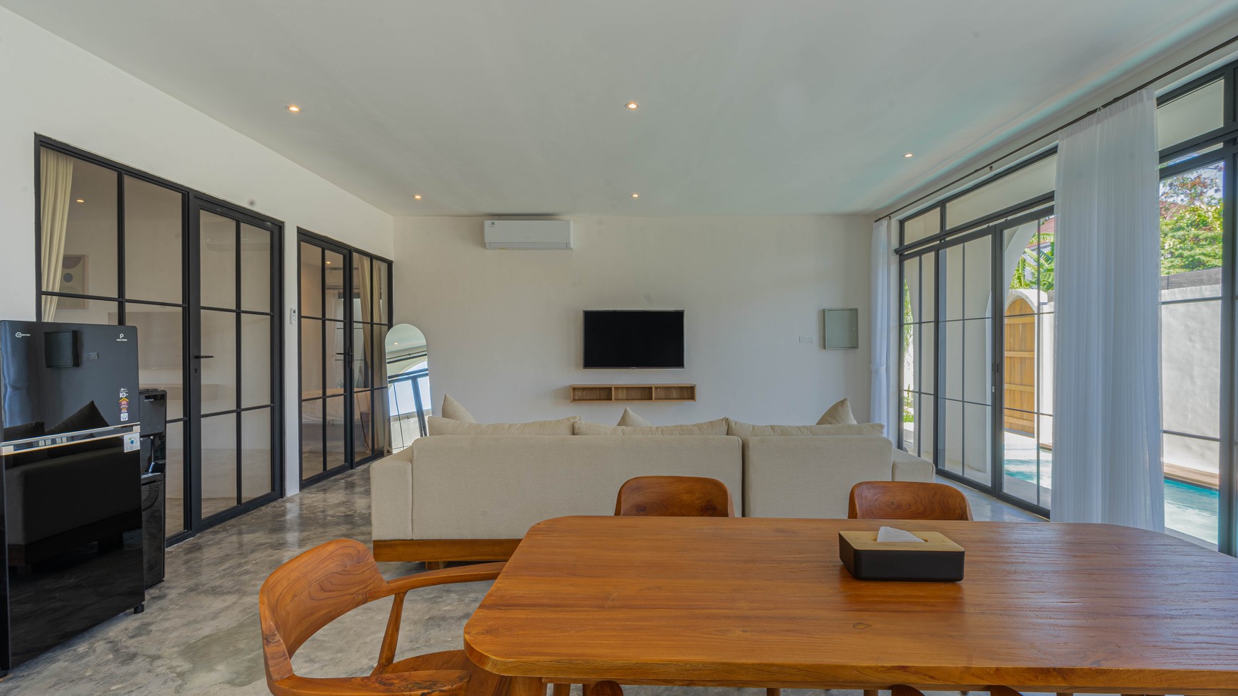 For Annual / Monthly Rental - Brand new modern villa  3 bedrooms walking distance to  the beach in the heart of Canggu