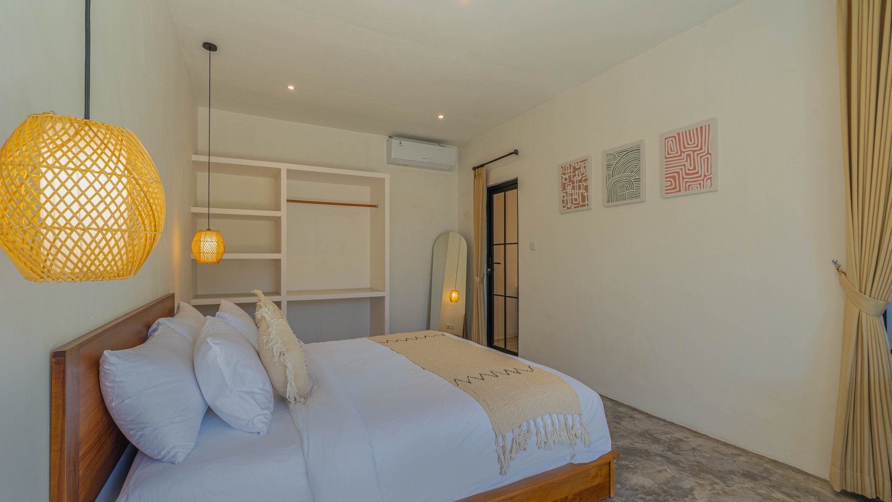 For Annual / Monthly Rental - Brand new modern villa  3 bedrooms walking distance to  the beach in the heart of Canggu