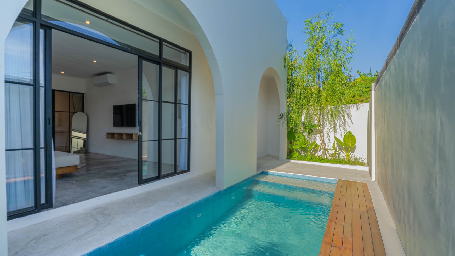 For Annual / Monthly Rental - Brand new modern villa  3 bedrooms walking distance to  the beach in the heart of Canggu