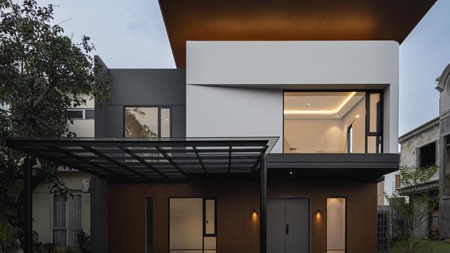 Rumah minimalis Modern, Brand new di THE ICON dekat AEON Mall BSD City