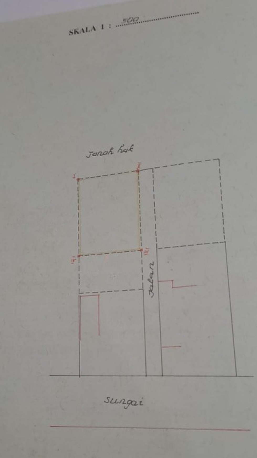 Rumah Hitung Tanah Area Cipete