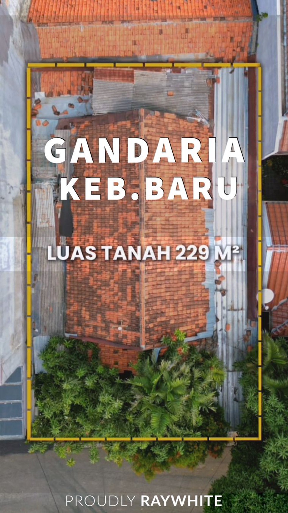 Rumah Hitung Tanah Lokasi Strategis Area Gandaria 